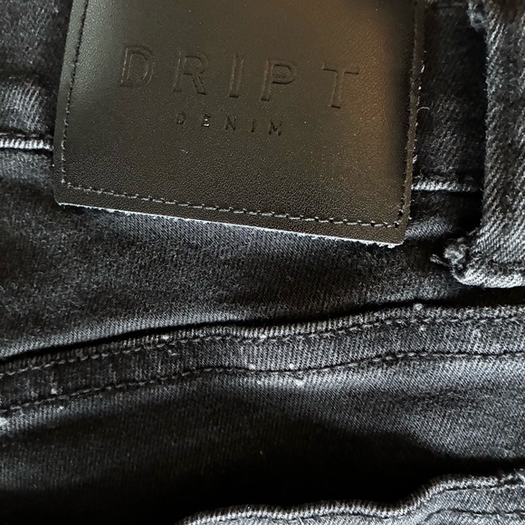 Dript Denim Protect Your Peace Carpenter Jeans 🖤 Graphic Streetwear - Picture 3 of 6